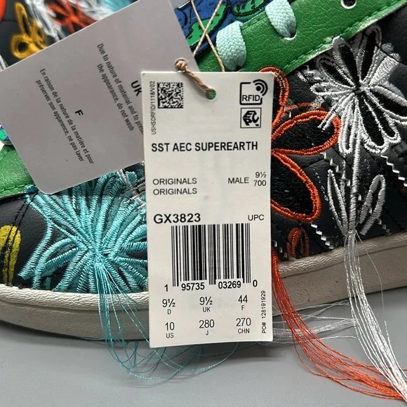 Adidas Superstar Sean Wotherspoon Super Earth Shoes Men's Sz 10